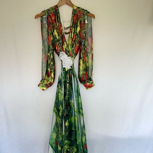 Tropical Waterfalls Maxi Dress - Picture 13 of 16